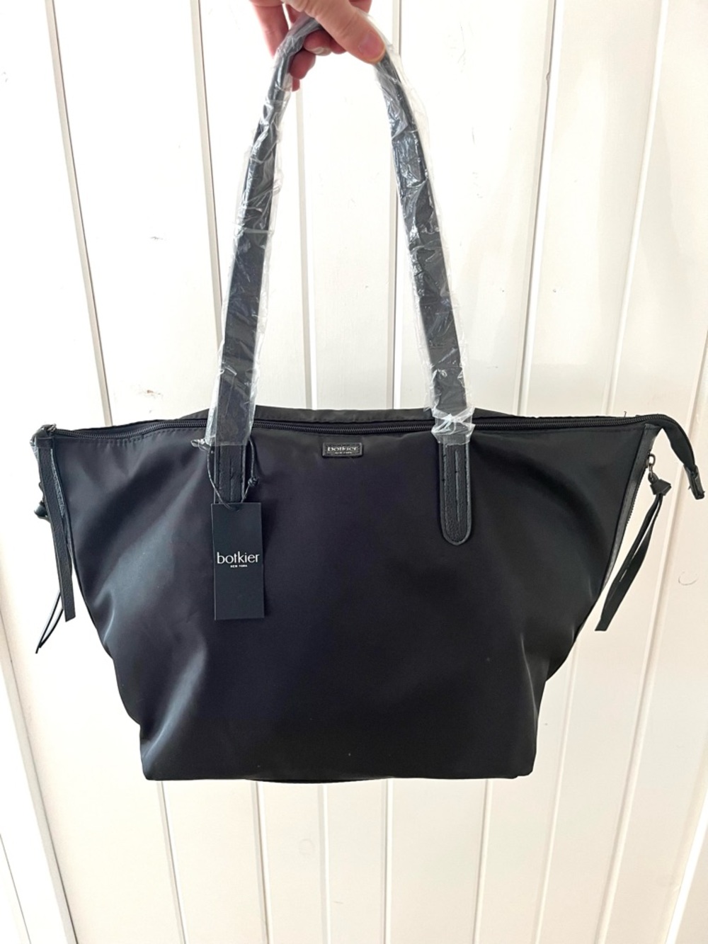 Botkier Black Nylon Tote Bag - Picture 2 of 6